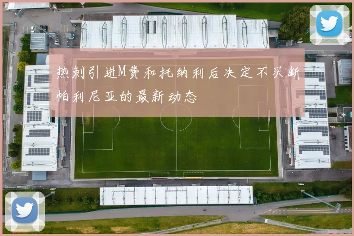 热刺引进M费和托纳利后决定不买断帕利尼亚的最新动态